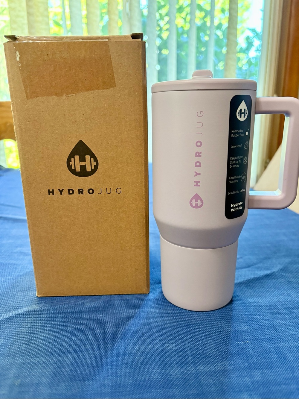 HydroJug Lilac 20oz Traveler